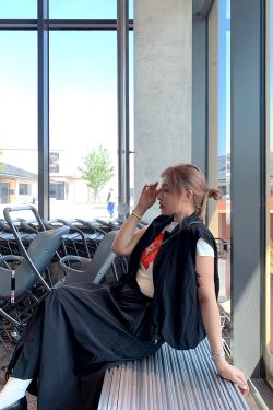 Versatile Plus Size Round Neck Sleeveless Vest Dress - Spring/Summer Loose Slim Long Dress for Effortless Style