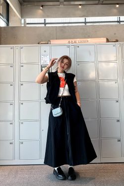 Versatile Plus Size Round Neck Sleeveless Vest Dress - Spring/Summer Loose Slim Long Dress for Effortless Style