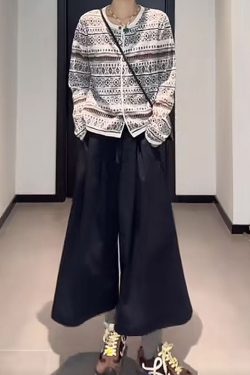 Versatile Plus Size Wide-Leg Pants for Women - Loose-Fit, Elastic Waist, Hip-Covering, Casual Style, Perfect for Everyday Wear