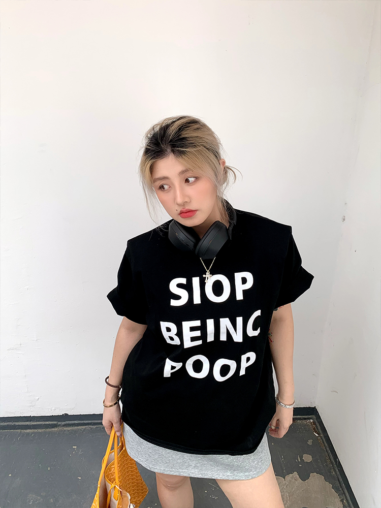 Versatile Round Neck Short Sleeve Letter Print T-Shirt for Women - Loose Slim Fit, Spring/Summer 2025 Fashion, Casual Style Versatile Round Neck Short Sleeve Letter Print T-Shirt for Women - Loose Slim Fit, Spring/Summer 2025 Fashion, Casual Style