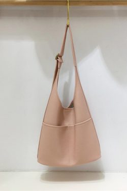 Versatile Soft Leather Tote Bag - Korean Style Fashionable Large Capacity Shoulder Bag for Moms & Kids