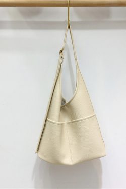 Versatile Soft Leather Tote Bag - Korean Style Fashionable Large Capacity Shoulder Bag for Moms & Kids