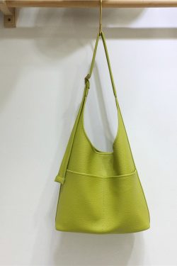 Versatile Soft Leather Tote Bag - Korean Style Fashionable Large Capacity Shoulder Bag for Moms & Kids