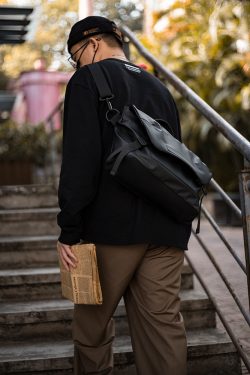 Versatile Sports Crossbody Bag for Men - Casual Commuting Shoulder Sling Bag for Cycling - Spring 2025 Trendy Design