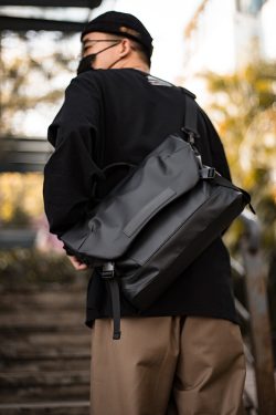 Versatile Sports Crossbody Bag for Men - Casual Commuting Shoulder Sling Bag for Cycling - Spring 2025 Trendy Design