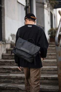 Versatile Sports Crossbody Bag for Men - Casual Commuting Shoulder Sling Bag for Cycling - Spring 2025 Trendy Design