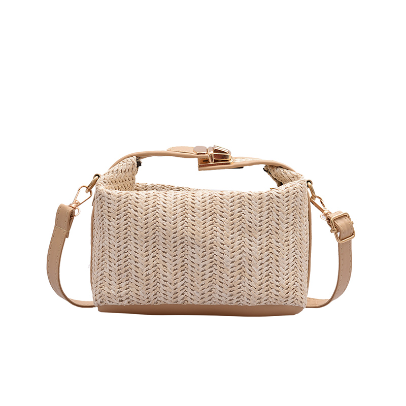 Versatile Straw Woven Small Square Bag for Women - Casual Handheld, Shoulder & Crossbody Style for Summer 2025 Versatile Straw Woven Small Square Bag for Women - Casual Handheld, Shoulder & Crossbody Style for Summer 2025