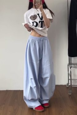 Versatile Women's Cargo Pants - Draped Fit Parachute Style, Trendy Hip-Hop Summer Trousers for Street Dance and Casual Wear