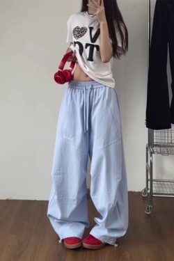 Versatile Women's Cargo Pants - Draped Fit Parachute Style, Trendy Hip-Hop Summer Trousers for Street Dance and Casual Wear