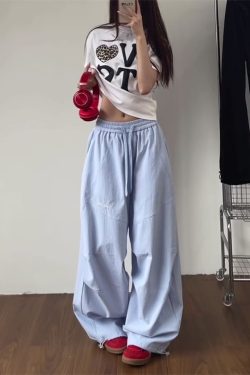 Versatile Women's Cargo Pants - Draped Fit Parachute Style, Trendy Hip-Hop Summer Trousers for Street Dance and Casual Wear