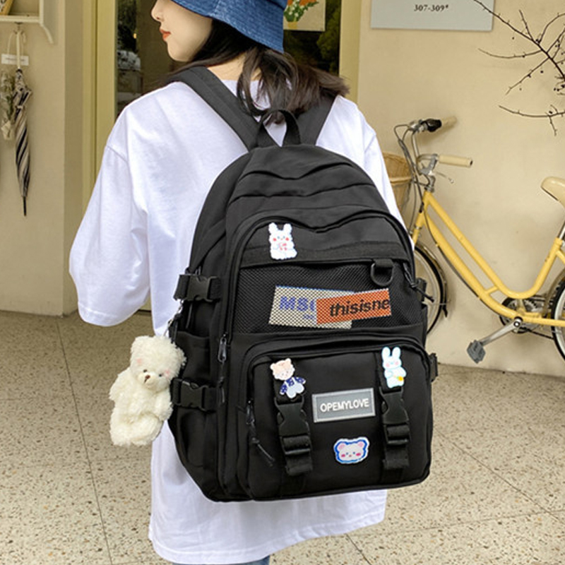 Versatile Women's Large Capacity Lightweight Double Shoulder Backpack for School, Sports, Travel - Stylish & Functional Design Versatile Women's Large Capacity Lightweight Double Shoulder Backpack for School, Sports, Travel - Stylish & Functional Design