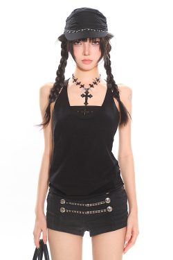 Versatile Women's Slim-Fit U-Neck Tank Top - Simple and Stylish Basic for Everyday Wear