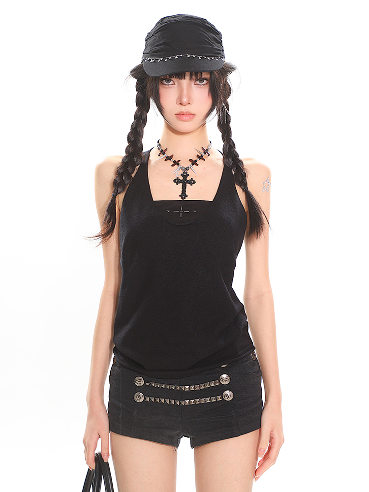 Versatile Women's Slim-Fit U-Neck Tank Top - Simple and Stylish Basic for Everyday Wear Versatile Women's Slim-Fit U-Neck Tank Top - Simple and Stylish Basic for Everyday Wear