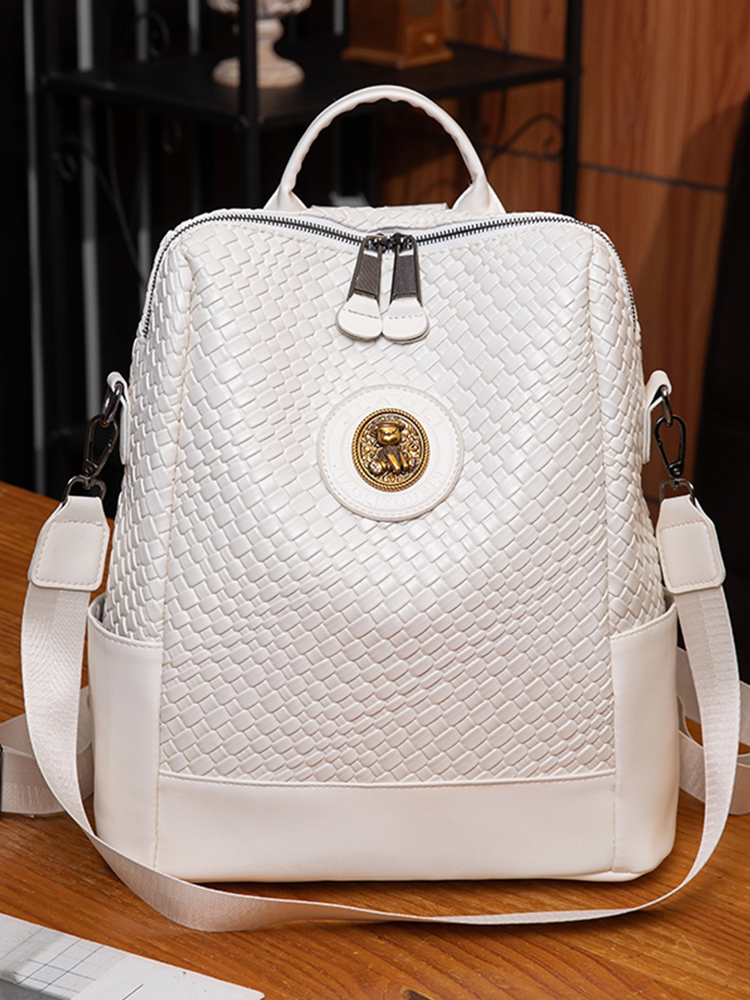 Versatile Women's Soft Leather Backpack - Large Capacity, Multi-Way Dual-Use, Commuting Travel Bag Versatile Women's Soft Leather Backpack - Large Capacity, Multi-Way Dual-Use, Commuting Travel Bag