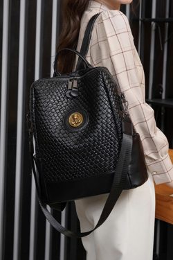 Versatile Women's Soft Leather Backpack - Large Capacity, Multi-Way Dual-Use, Commuting Travel Bag