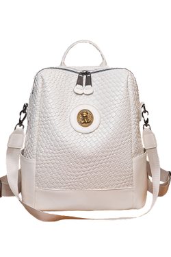 Versatile Women's Soft Leather Backpack - Large Capacity, Multi-Way Dual-Use, Commuting Travel Bag