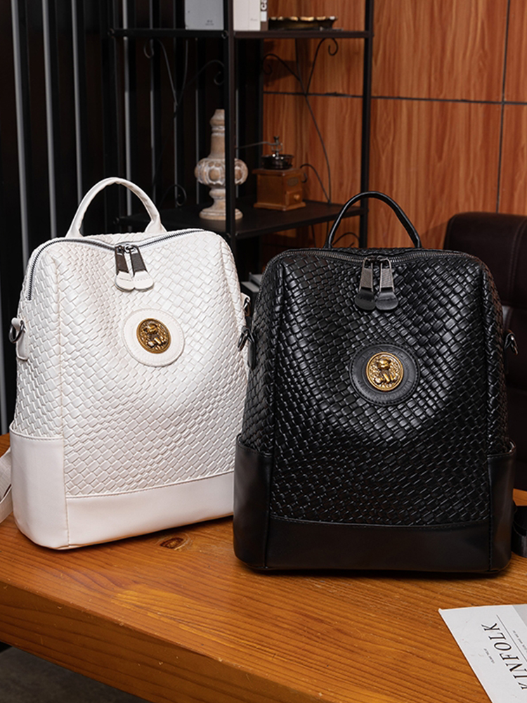 Versatile Women's Soft Leather Backpack - Large Capacity, Multi-Way Dual-Use, Commuting Travel Bag Versatile Women's Soft Leather Backpack - Large Capacity, Multi-Way Dual-Use, Commuting Travel Bag