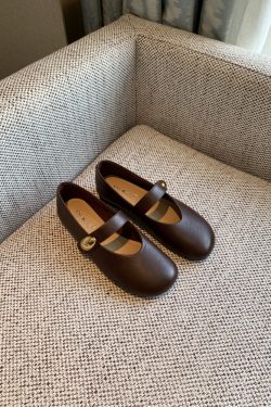 Versatile Women's Velcro Retro Mary Jane Leather Shoes - 2025 Spring Style, Fashionable and Comfortable Footwear for Every Occasion