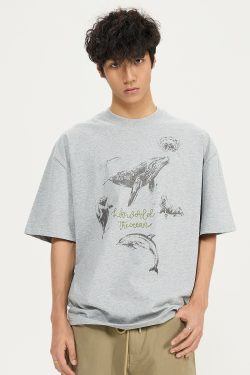 Vintage 2025 Heavyweight Printed Short-Sleeve T-Shirt for Men and Women - Loose Fit Pure Cotton Casual Tee