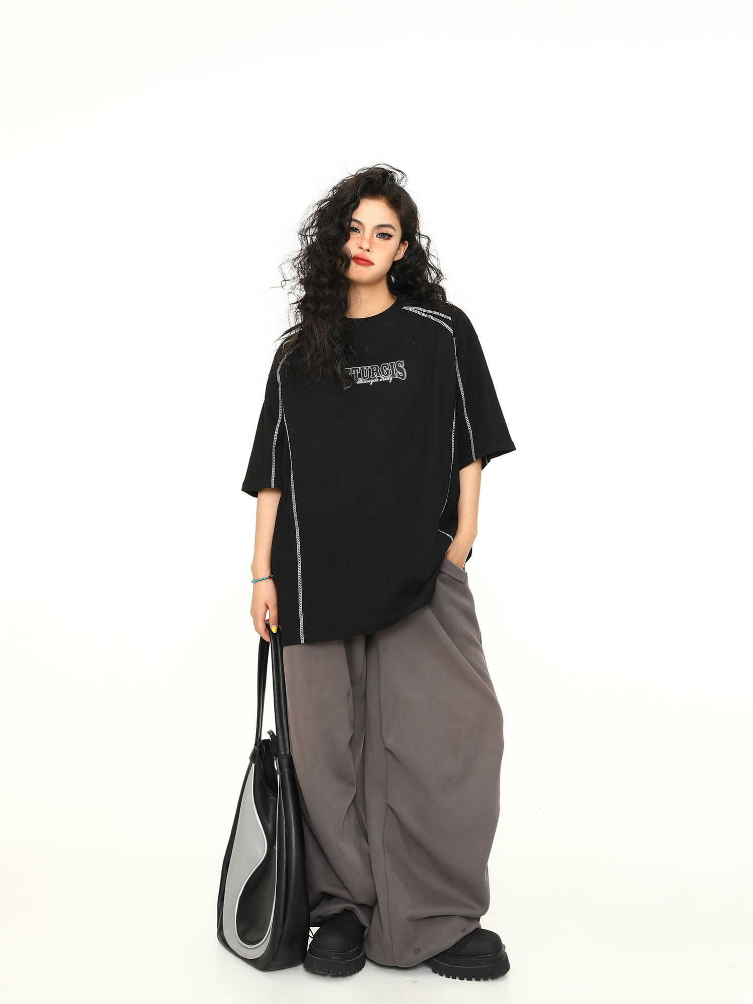 Vintage American High-End Unisex Loose Fit Short Sleeve T-Shirt - Versatile Couple Top for 90s and Y2K Style Enthusiasts Vintage American High-End Unisex Loose Fit Short Sleeve T-Shirt - Versatile Couple Top for 90s and Y2K Style Enthusiasts