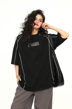 Vintage American High-End Unisex Loose Fit Short Sleeve T-Shirt - Versatile Couple Top for 90s and Y2K Style Enthusiasts