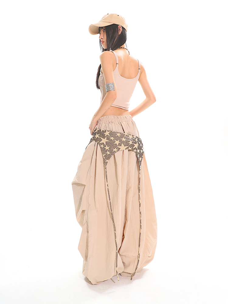 Vintage American Letter Print Irregular Slant Strap Tank Top - Y2K Style Casual Wear Vintage American Letter Print Irregular Slant Strap Tank Top - Y2K Style Casual Wear