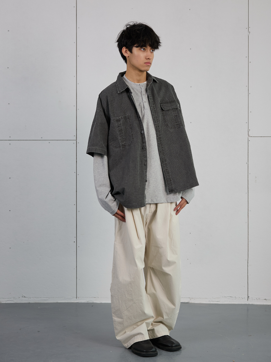 Vintage American Plaid Short-Sleeve Shirt for Men - Retro Workwear Style, Washed Summer Essential 2025 Vintage American Plaid Short-Sleeve Shirt for Men - Retro Workwear Style, Washed Summer Essential 2025