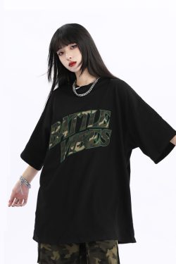 Vintage American Retro Oversized Short Sleeve T-Shirt for Men and Women - Unisex Loose Fit High Street Couple Tee