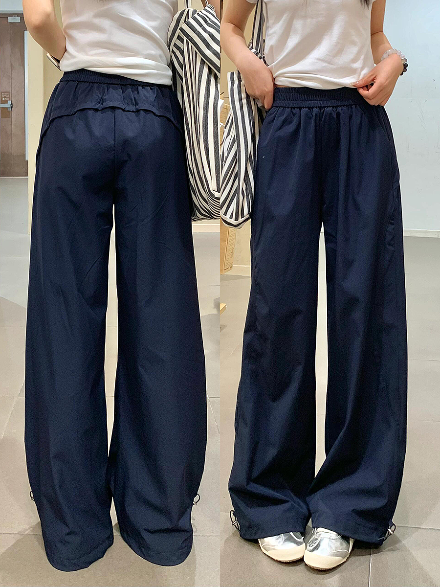 Vintage American-Style Wide-Leg Work Pants for Women - Summer Thin Quick-Dry Loose-Fitting Casual Tapered Sports Trousers Vintage American-Style Wide-Leg Work Pants for Women - Summer Thin Quick-Dry Loose-Fitting Casual Tapered Sports Trousers