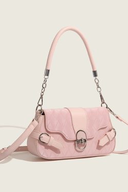 Vintage Baguette Underarm Bag with Lock Flap - 2024 New Style Commuter Shoulder Crossbody Bag for Women, Versatile Fashion Accessory