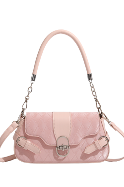 Vintage Baguette Underarm Bag with Lock Flap - 2024 New Style Commuter Shoulder Crossbody Bag for Women, Versatile Fashion Accessory