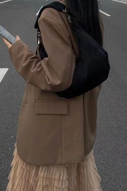 Vintage Black Crescent Tote Bag for Women - High-End Cloud Design Shoulder Bag, Chic Underarm Bag for 2023