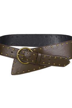 Vintage Bohemian Y2K Waist Cincher Belt - Ethnic Retro Knight Accessories for Unique Style
