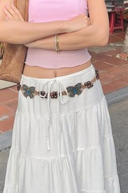 Vintage Bohemian Y2K Waist Cincher Belt - Ethnic Retro Knight Accessories for Unique Style