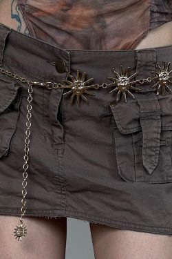 Vintage Bohemian Y2K Waist Cincher Belt - Ethnic Retro Knight Accessories for Unique Style