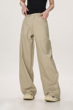 Vintage Casual Wide-Leg Flared Pants for Men and Women - Versatile Straight Loose Trousers Inspired by 90s American Style