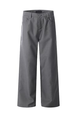 Vintage Casual Wide-Leg Flared Pants for Men and Women - Versatile Straight Loose Trousers Inspired by 90s American Style