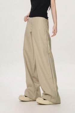 Vintage Casual Wide-Leg Flared Pants for Men and Women - Versatile Straight Loose Trousers Inspired by 90s American Style