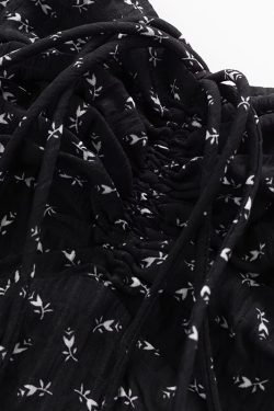 Vintage Floral Slip Dress for Women - Elegant French Style Summer Mini Dress 2025