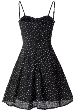 Vintage Floral Slip Dress for Women - Elegant French Style Summer Mini Dress 2025