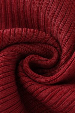 Vintage French Knitted V-Neck Red Sleeveless Halter Top - 2025 Early Spring Korean Style Women's Fashion