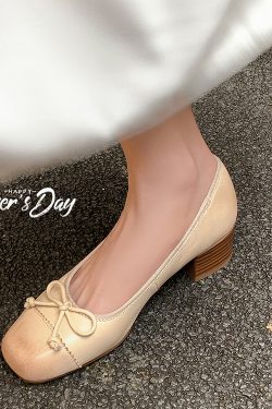 Vintage French Style Women's Mary Jane Loafers - Italian-Inspired Small Fragrant Evening Shoes, Trendy Temperament Footwear