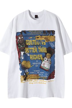 Vintage Gray Heavy-Duty Short Sleeve T-Shirt for Women – Loose Fit American High Street Summer Top Trend