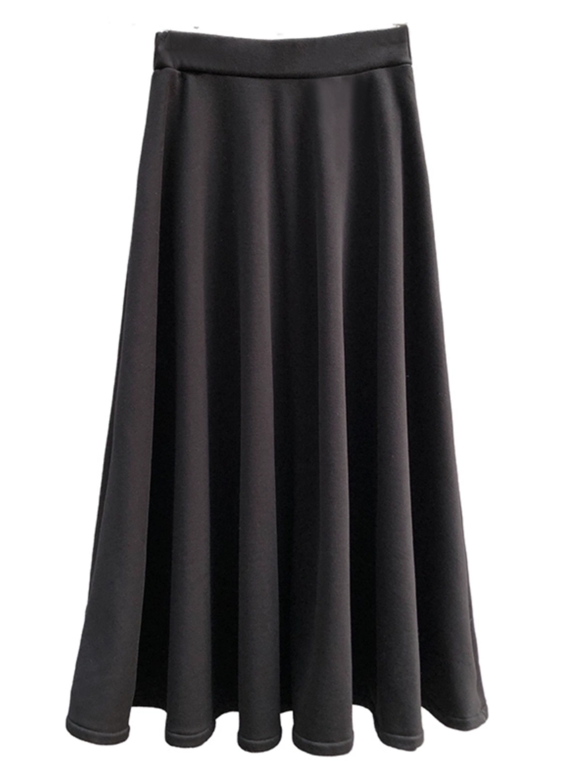Vintage High-Waisted Black Flared Skirt for Women, Ankle-Length Slimming Design, Perfect for Spring and Summer 2025 Vintage High-Waisted Black Flared Skirt for Women, Ankle-Length Slimming Design, Perfect for Spring and Summer 2025