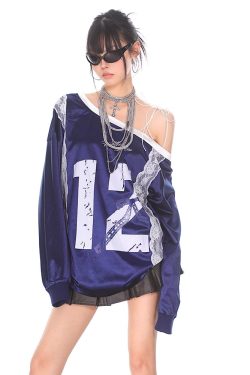 Vintage-Inspired American Sports Jersey - Retro Athletic Top for Casual Wear, 90s Style, Unisex Sports Fashion