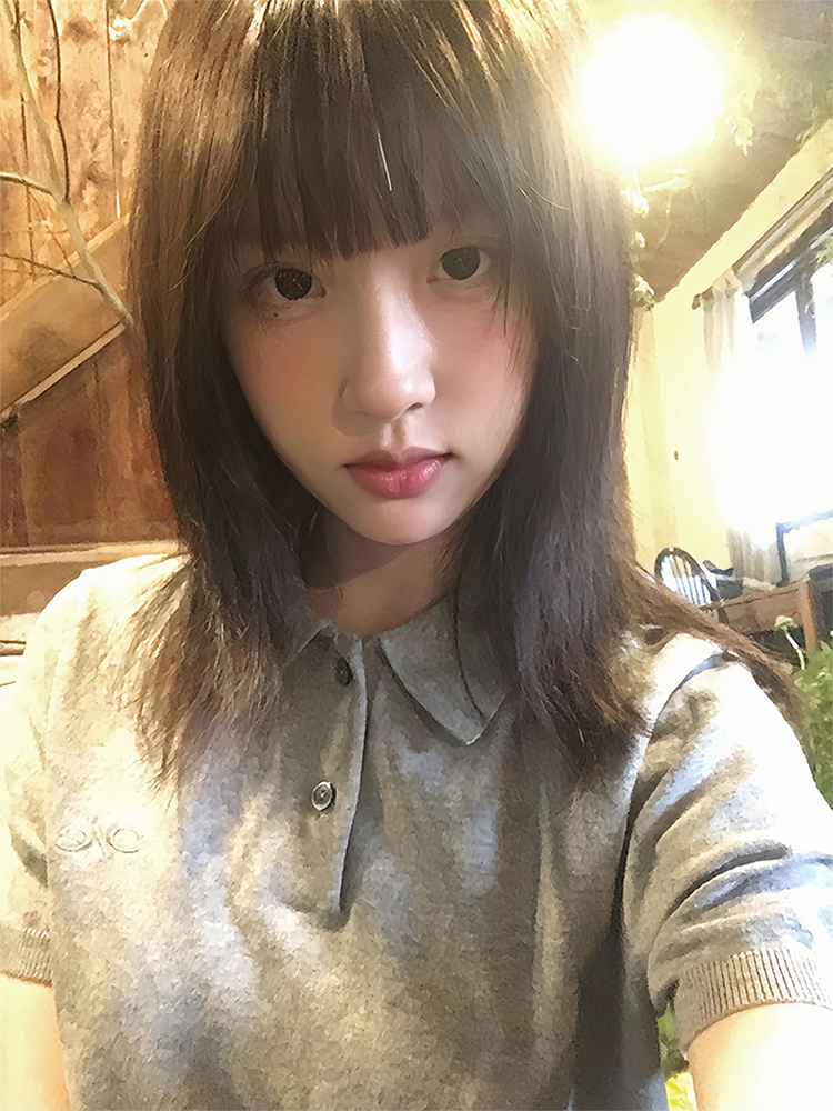 Vintage-Inspired Knitted Short Sleeve Polo Shirt for Women - Versatile Gray Summer Top, Slim Fit, Flattering Design Vintage-Inspired Knitted Short Sleeve Polo Shirt for Women - Versatile Gray Summer Top, Slim Fit, Flattering Design