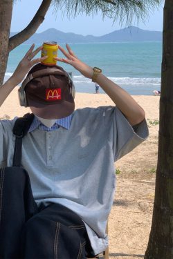 Vintage-Inspired Loose Fit Two-Piece Polo Shirt - Short Sleeve Unisex Summer Top for 2025, Perfect for Casual 90s Style