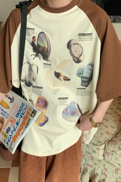 Vintage-Inspired Raglan Short Sleeve T-Shirt for Couples - 2024 Summer High Street Trendy Casual Fashion