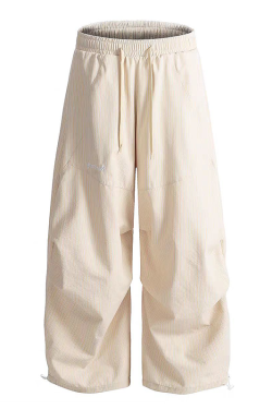 Vintage-Inspired Women's Wide-Leg Jazz Dance Pants, Loose Draped Striped Casual Sports Trousers for Summer Fashion