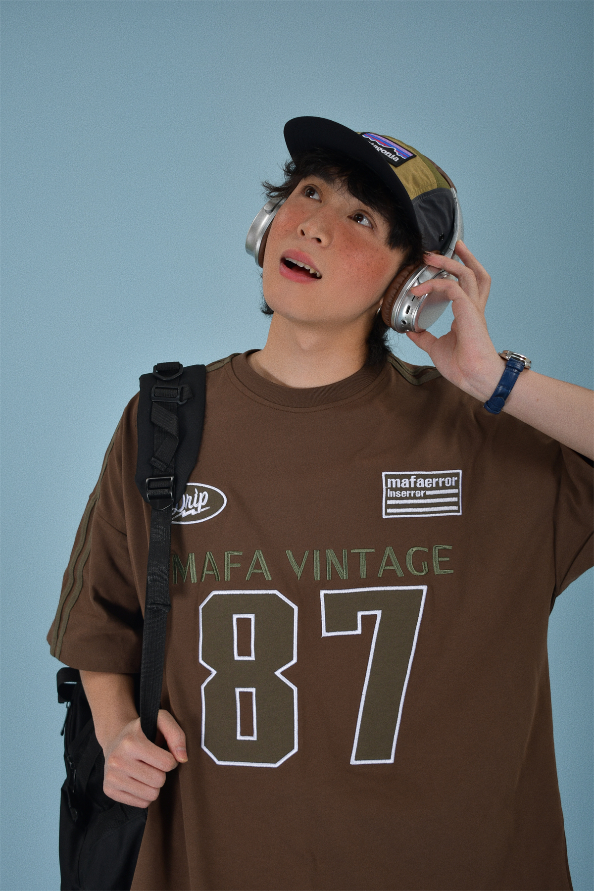 Vintage Motorcycle Graphic Short Sleeve T-Shirt for Women - Summer Loose Fit Couple Tee with Double Stripe Design, Trendy Style Vintage Motorcycle Graphic Short Sleeve T-Shirt for Women - Summer Loose Fit Couple Tee with Double Stripe Design, Trendy Style